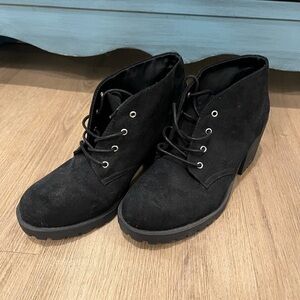 American Rag Black Lace Up Boots